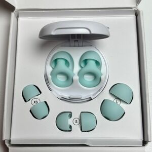 Loop Quiet 2 Open Box Noise Reducing Silicone Earplugs Mint for Sleep and Focus